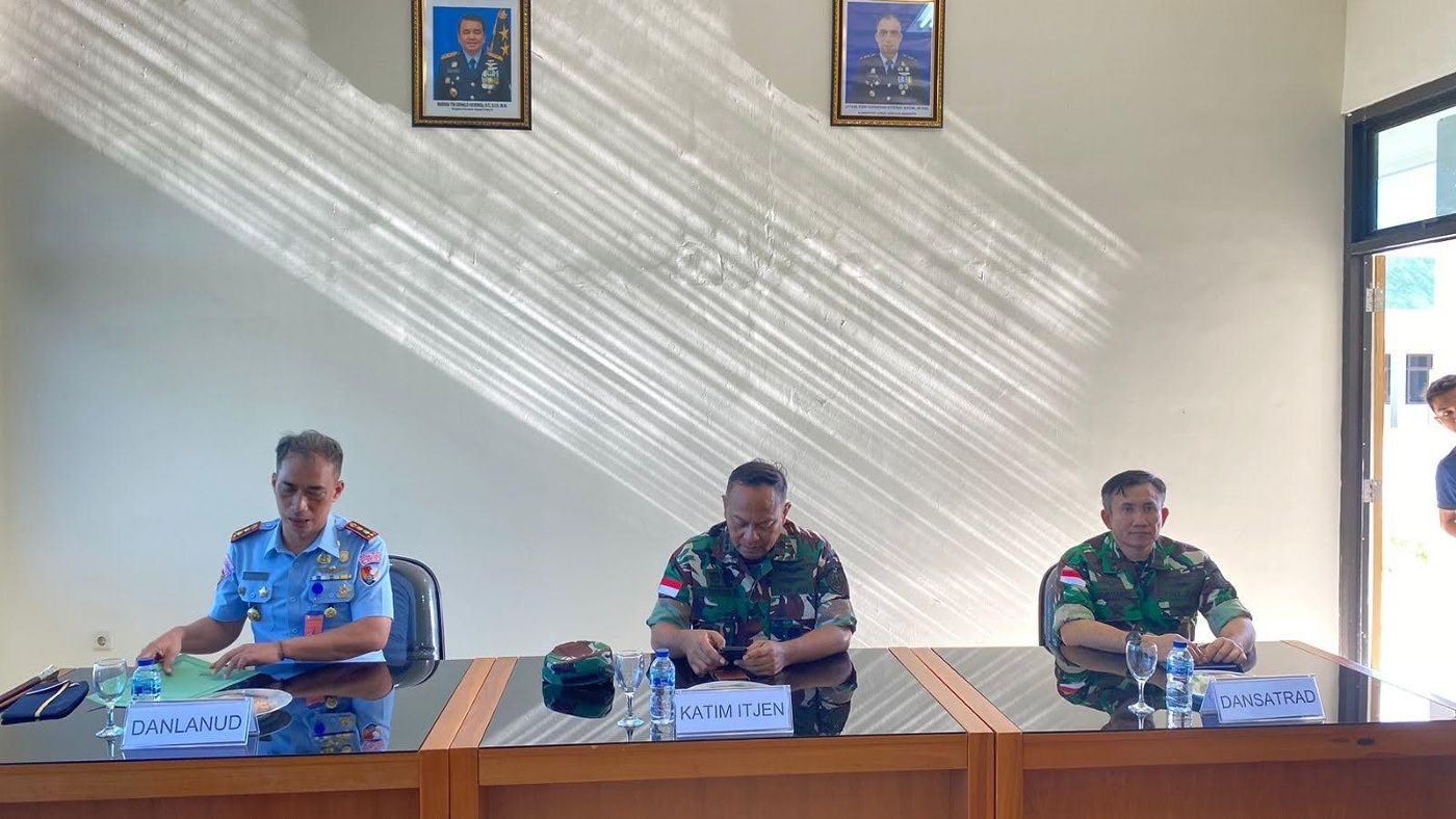 Tim Audit Itkoopsud III TNI AU Sambangi Lanud Ignatius Dewanto