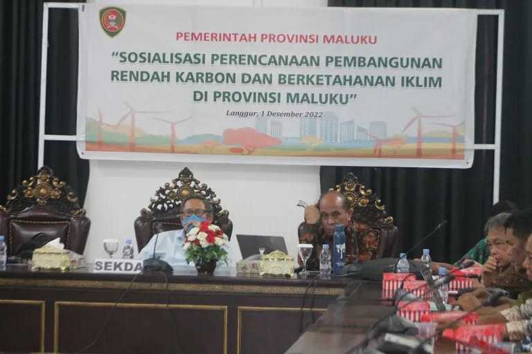 Sekda Malra Buka Sosialisasi Perencanaan Pembangunan Rendah Korban Dan Ketahanan Iklim