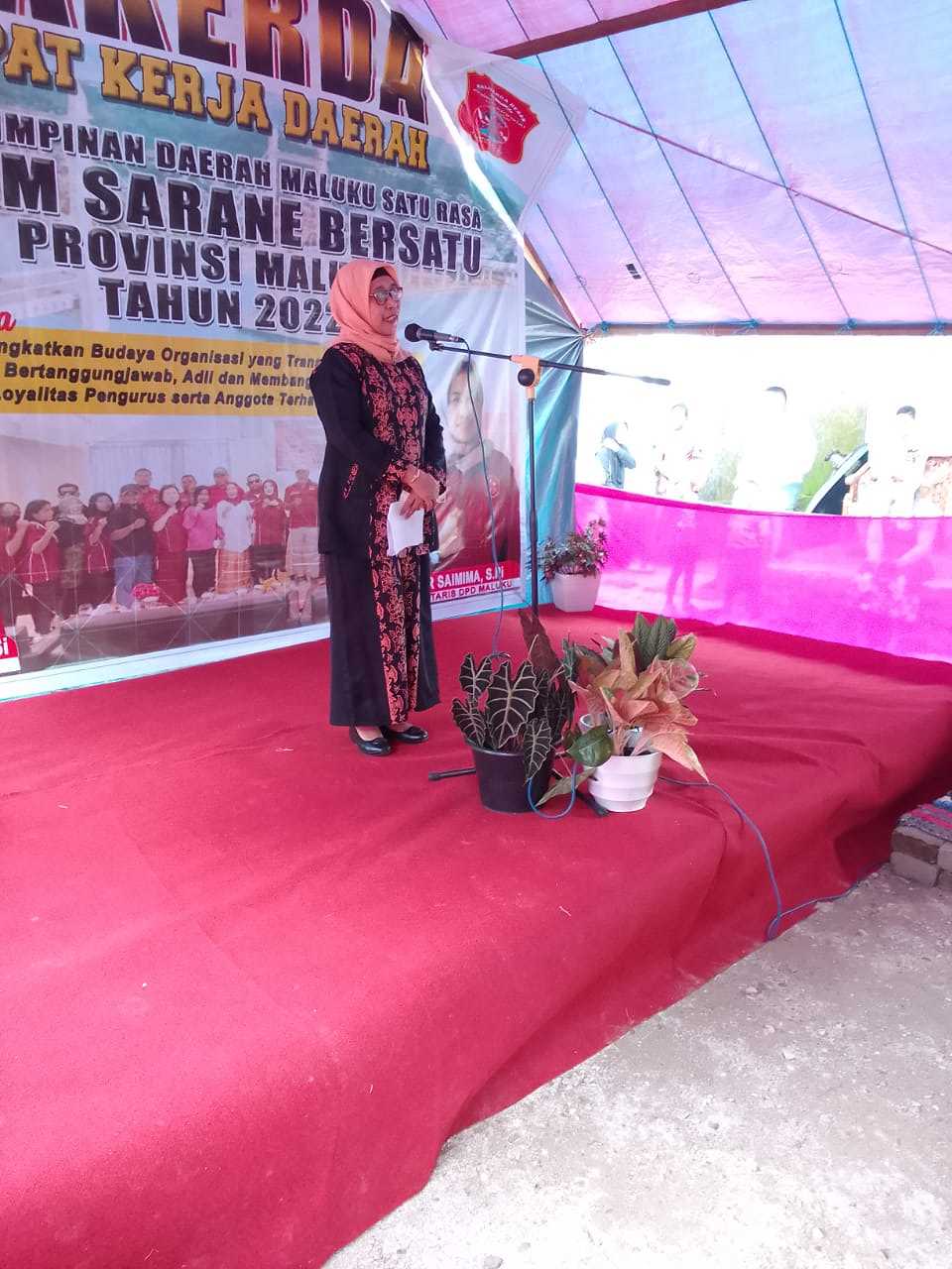 Saimima Buka Rakerda DPD M1R SS Bersatu Provinsi Maluku