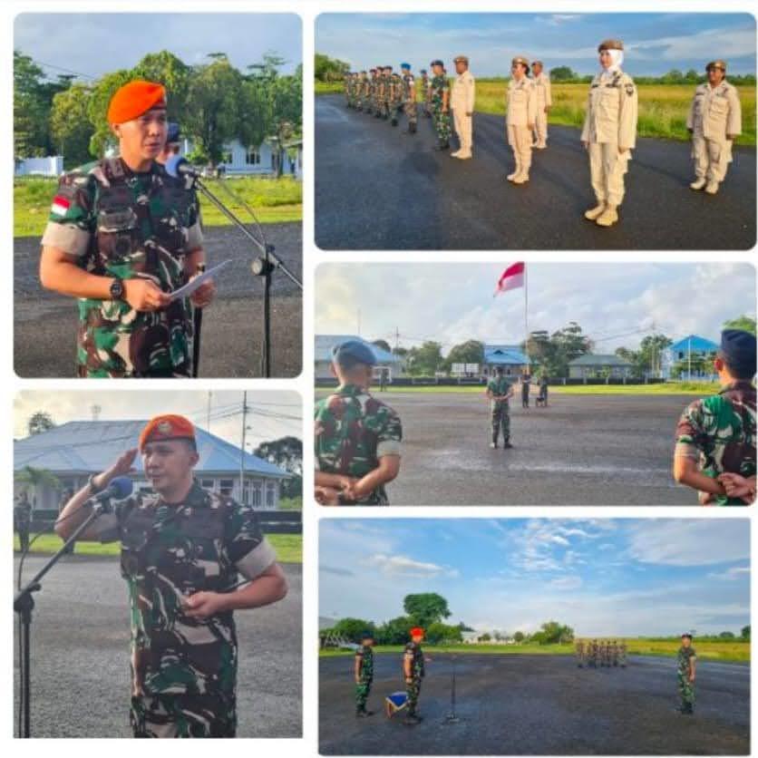 Lanud Dominicus Dumatubun Gelar Apel Khusus Peringatan Ke-2 HUT Koopsudnas.