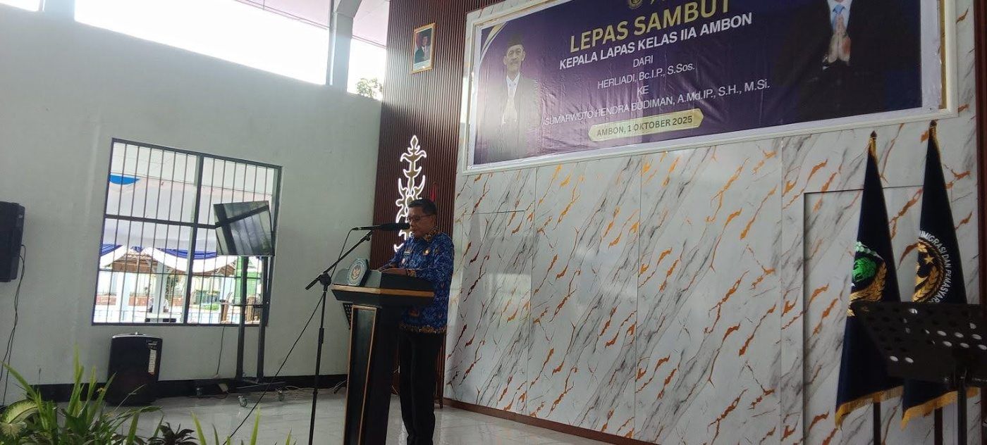 Walikota Ambon Apresiasi Pengabdian Kepala Lapas II A dan Sambut Pemimpin Baru
