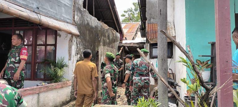 Pasca Gempa 7,9 SR Guncang Maluku, Kodam Dirikan Posko Terpadu di Wilayah Terdampak