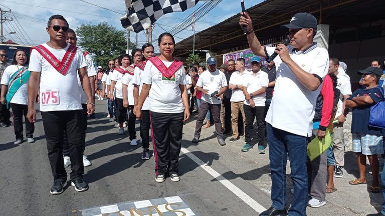 Pesan Wattimena Saati Lomba Baris  PHBG Jemaat GPM Halong