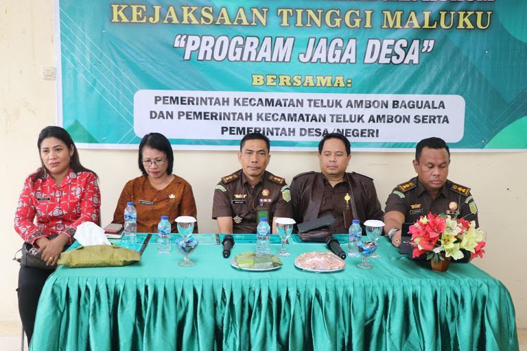 Wujudkan Program Jaga Desa, Jaksa Rangkul Para Kades Di Dua Kecamatan Kota Ambon