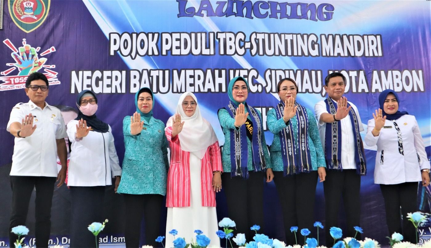 WIDYA LAUNCHING POJOK PEDULI TBC-STUNTING MANDIRI DI NEGERI BATU MERAH