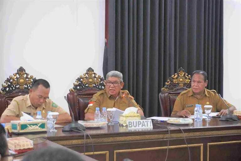 Bupati Malra Pimpin Rakor Penyaluran Realisasi Paket Fisik Tahun 2023