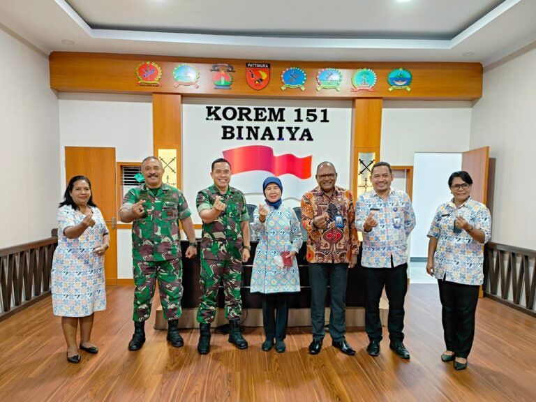 Korem 151/Binaiya Siap Mendukung Program Kegiatan Yang Akan Dilaksanakan Oleh BKKBN