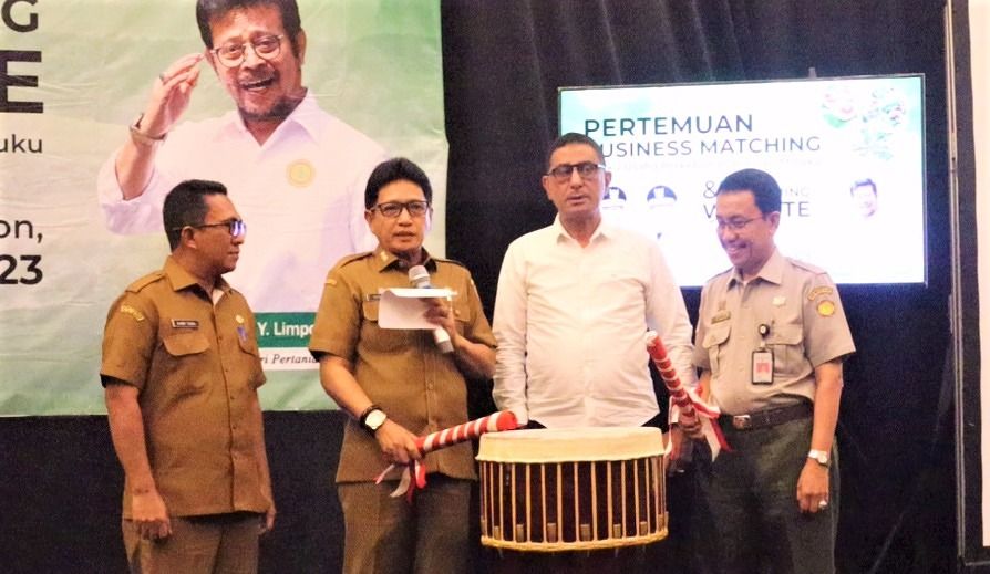 SEKDA BUKA PERTEMUAN BUSINESS MATCHING PELAKU USAHA PERKEBUNAN & LAUNCHING WEBSITE DINAS PERTANIAN PROMAL