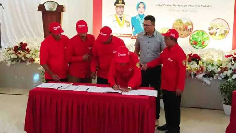 Jalin Kerjasama Dinas Pertanian Maluku Teken Tangan MoU dengan PT Kedelai Inti Raya