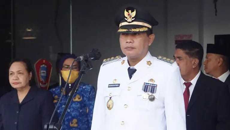 Pj  Wali Kota Ambon Pimpin Menyambut Peringatan Hari OTDA Ke-27