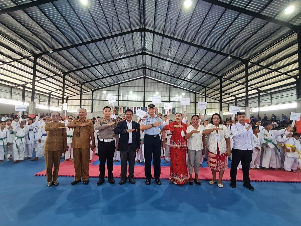 Pencarian bibit bibit unggul Danlanud dominicus dumatubun membuka TOURNAMENT CHAMPIONSHIP INKADO DOJO SD INPRES OHOIJANG.