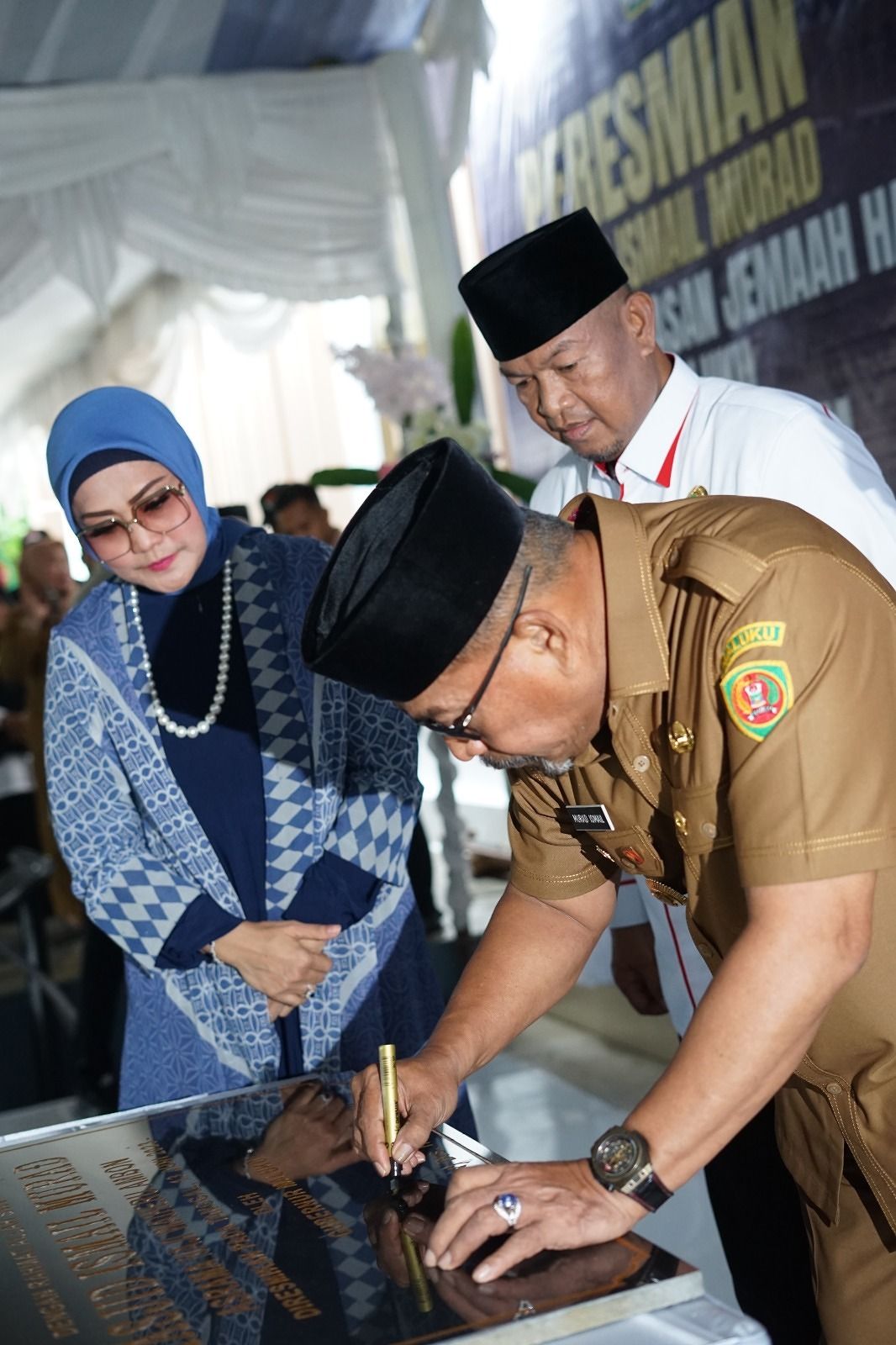 GUBERNUR MALUKU RESMIKAN MASJID ISMAIL MURAD & PELEPASAN JEMAAH HAJI PROVINSI MALUKU TAHUN 1444H /2023 M