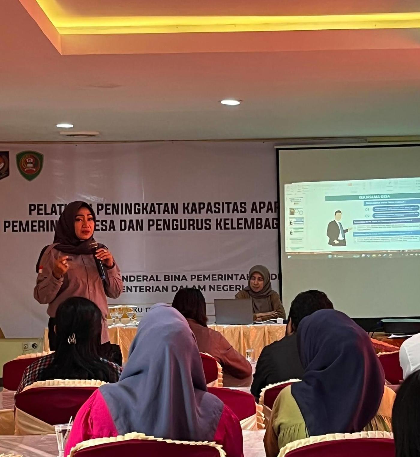 KEMENDAGRI DITJEN BINA PEMDES, MELAKUKAN BATCH II P3PD DI MALUKU, KOOR PROJEK HARAP BISA BERMANFAAT BAGI MASYARAKAT DESA