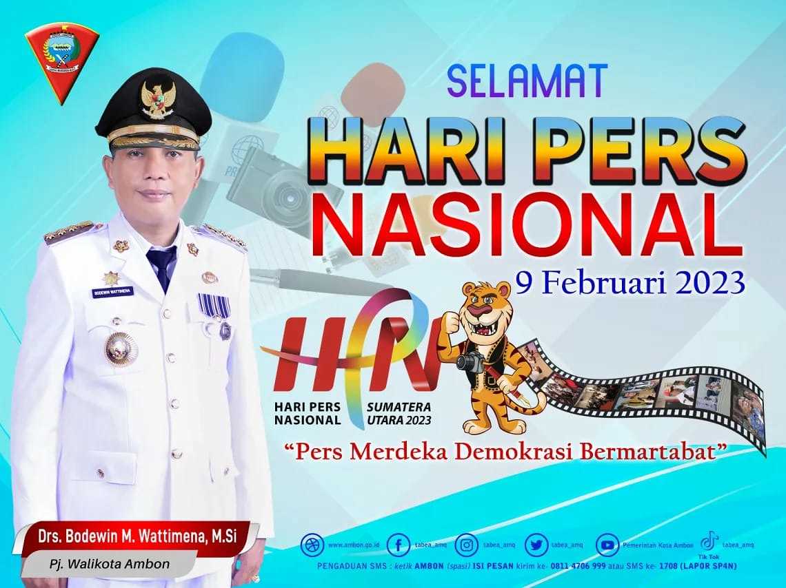 Harapan Pj. Wali Kota Ambon Bagi Insan Pers