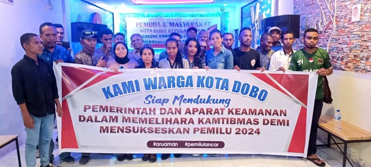 Tokoh Pemuda dan Tokoh Masyarakat Aru, Deklarasi Jaga Situasi Kamtibmas Tetap Kondusif 