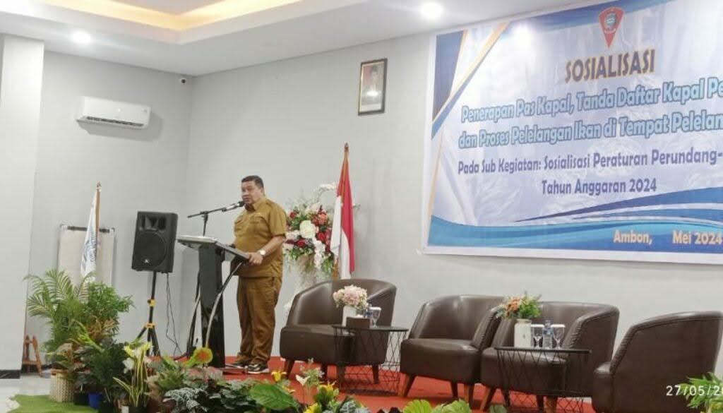 Ririmasse Buka Sosialisasi Penerapan Pas Kapal dan Proses Pelelangan Ikan 