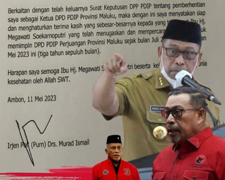 Murad Ismail menyatakan siap mundur dari PDIP.