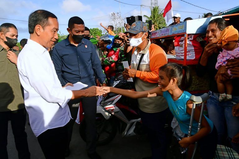 Presiden dan Ibu Negara Kunker Di Aru