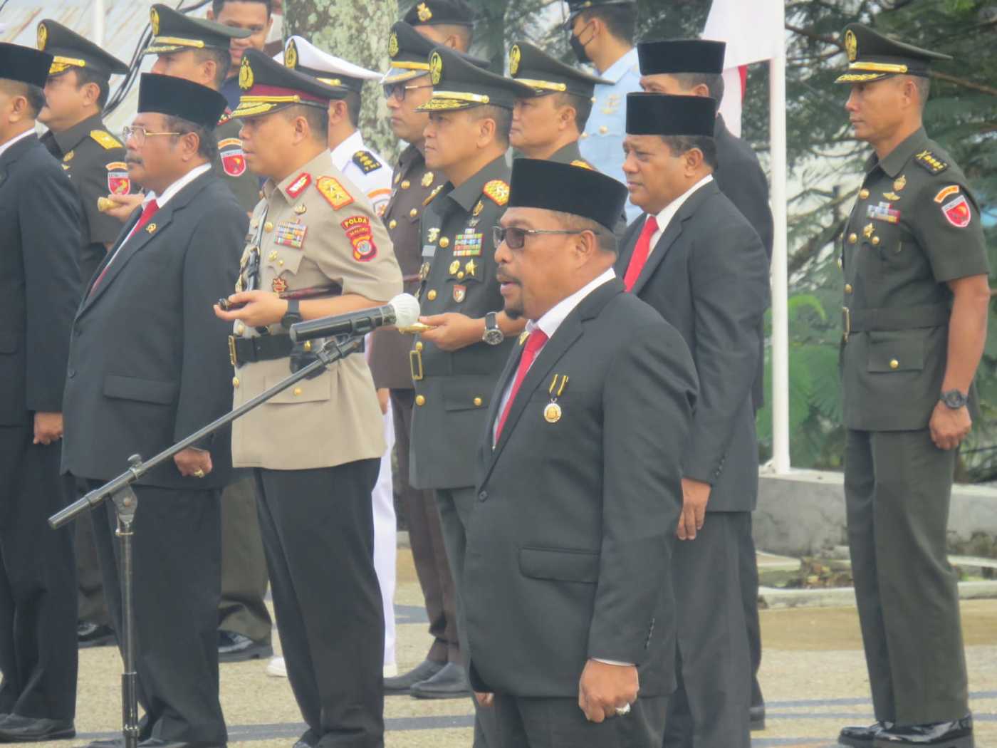 Jelang HUT Provinsi ke 77, Gubernur Pimpin Upacara Ziarah Ke TMP Kapahaha