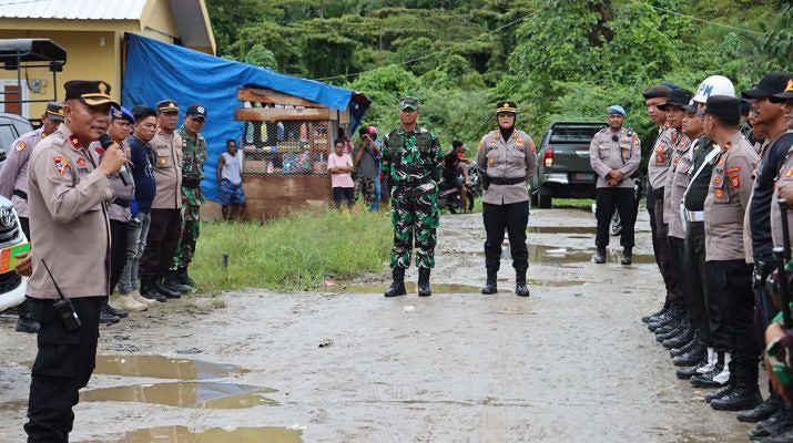 Kapolres Buru Dan Dandim 1506 Namlea Pimpin Operasi Penertiban PETI