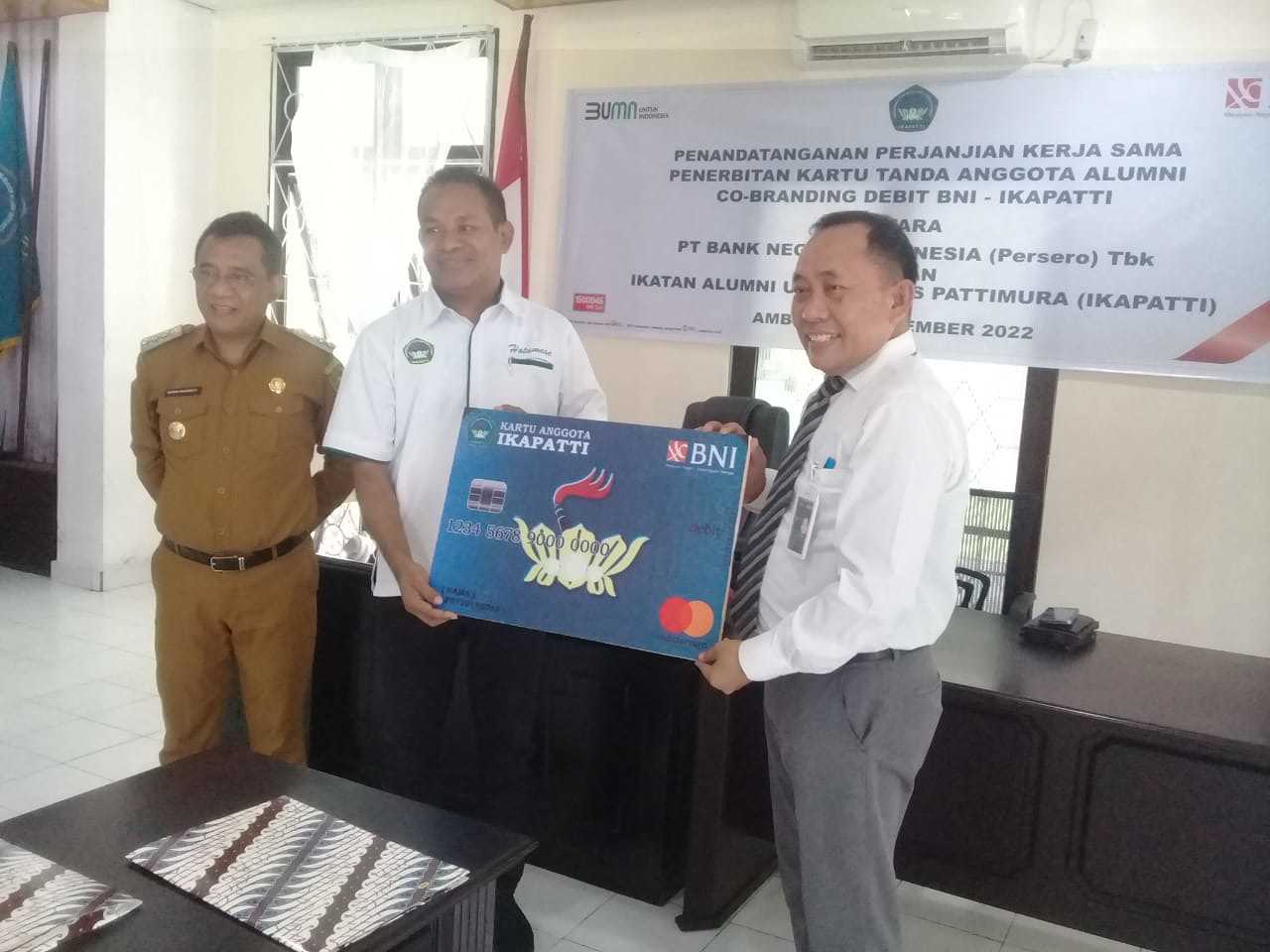 MoU “Penerbitan Kartu Anggota IKAPATTI Co-Branding Debit BNI – IKAPATTI”