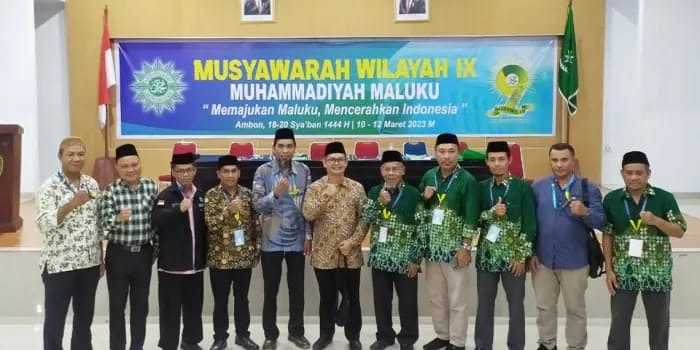 Muh. Thaib Hunsow Ketua, Ini 11 Nama Pimpinan Wilayah Muhammadiyah Maluku
