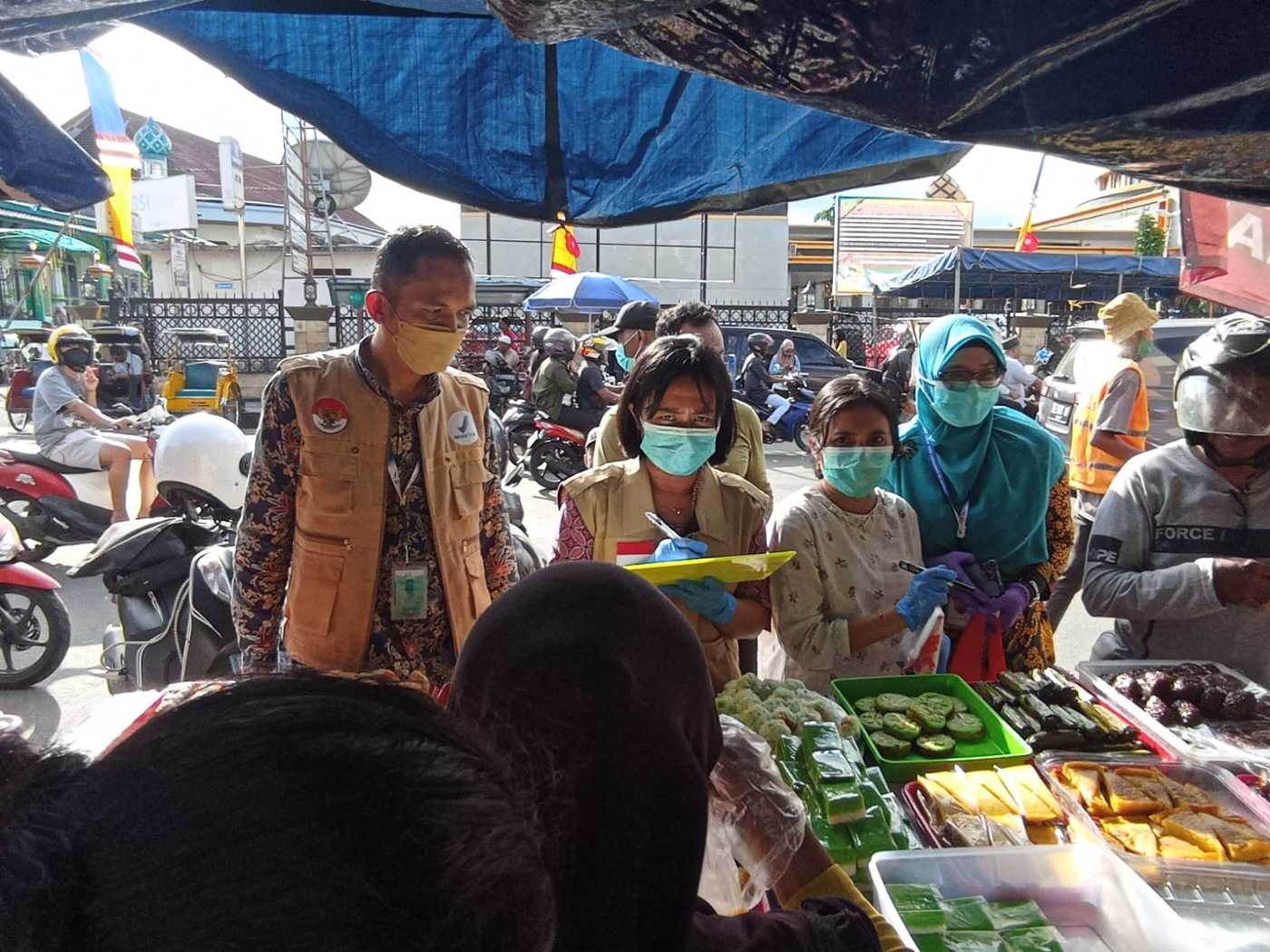 BPOM Ambon Bersama Dinas Kesehatan Dan Disperindag Lakukan Pengawasan Bahan Makan Saat Bulan Puasa