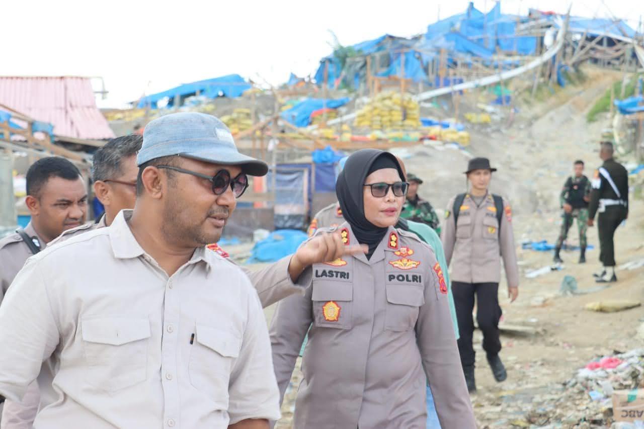 Kapolres Tinjau Langsung Lokasi Tambang Emas Gunung Botak