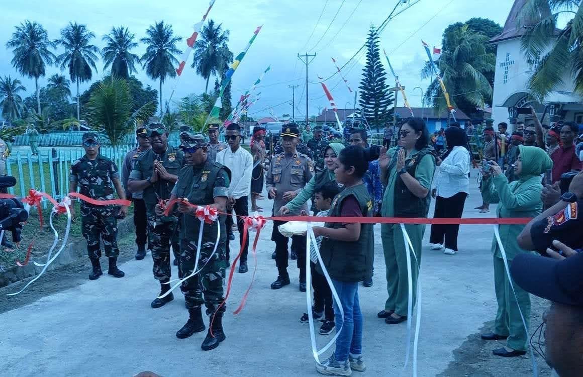 Resmikan Kampung Pancasila di SBB, Ini Harapan Danrem 151/Binaiya