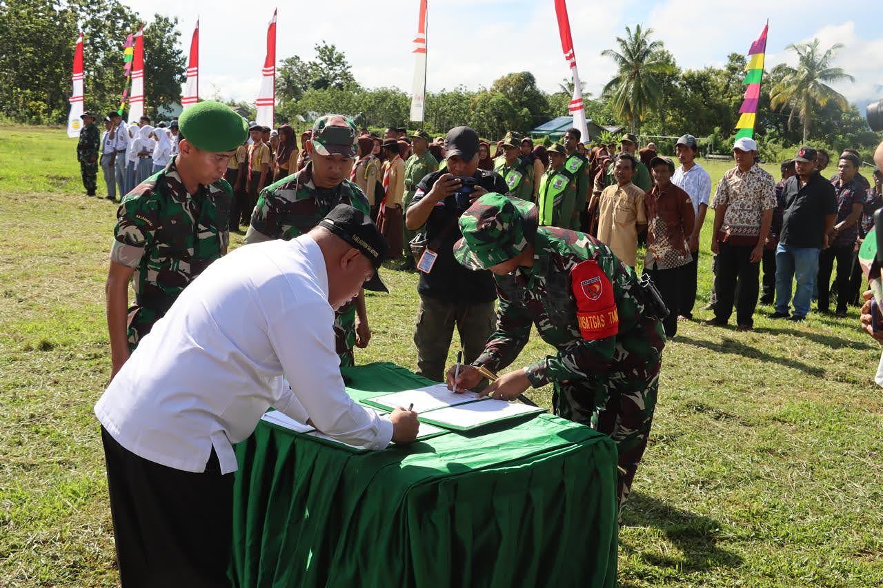 Pj Bupati Salampessy, Resmi Buka TMMD Ke-120 Kodim 1506/Namlea