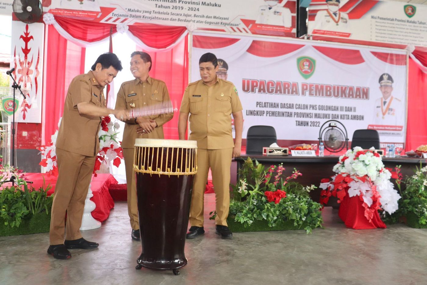 Penjabat Sekda Maluku Buka Pelatihan Dasar Calon PNS