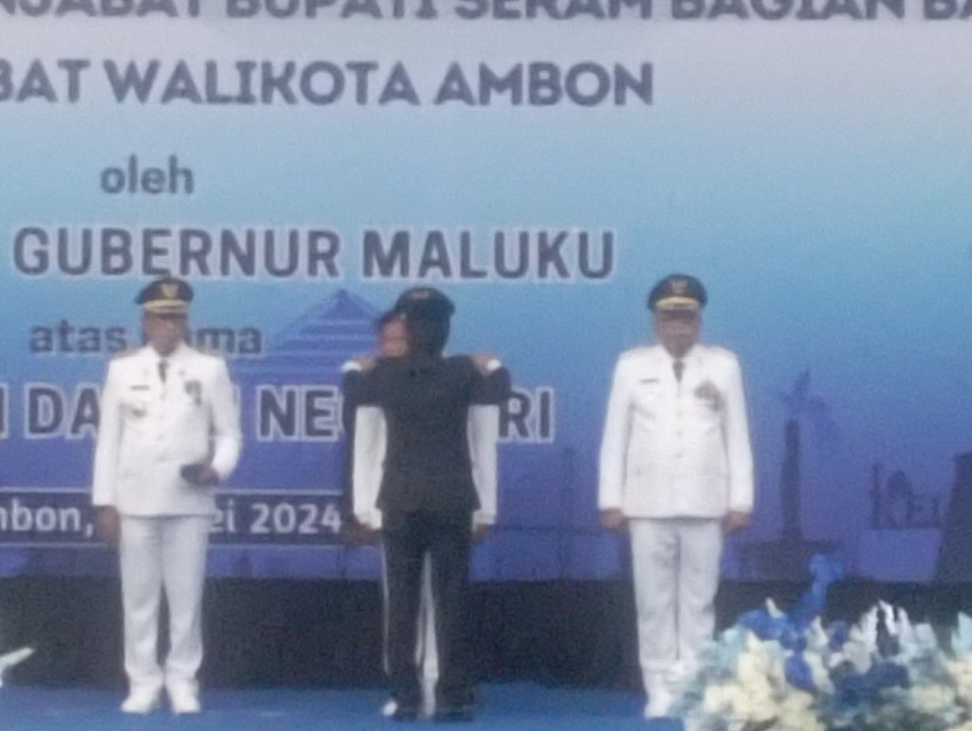 Atas Nama Mendagri RI PJ Gubernur Lantik Pj Walikota Ambon, Pj Bupati SBB Dan Pj Bupati Buru