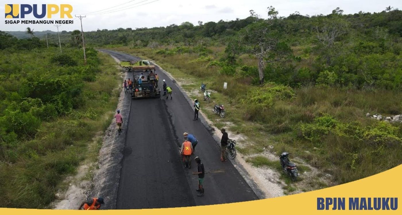 JALAN LINGKAR MARSELA, BUKTI BPJN MALUKU PERKUAT KEDAULATAN NKRI DI BIDANG INFRASTRUKTUR*