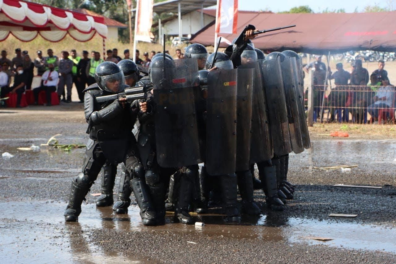 Gelar Sispamkota, Ini Skenario Polres Kepulauan Tanimbar 