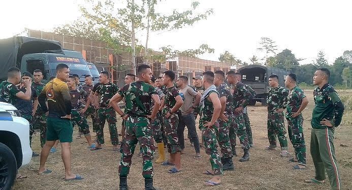 Satuan Kaveleri – 5/ BLC Kodam XVI Patimura Lakukan Latihan Rutin Di Kab. Seram Bagian Barat.