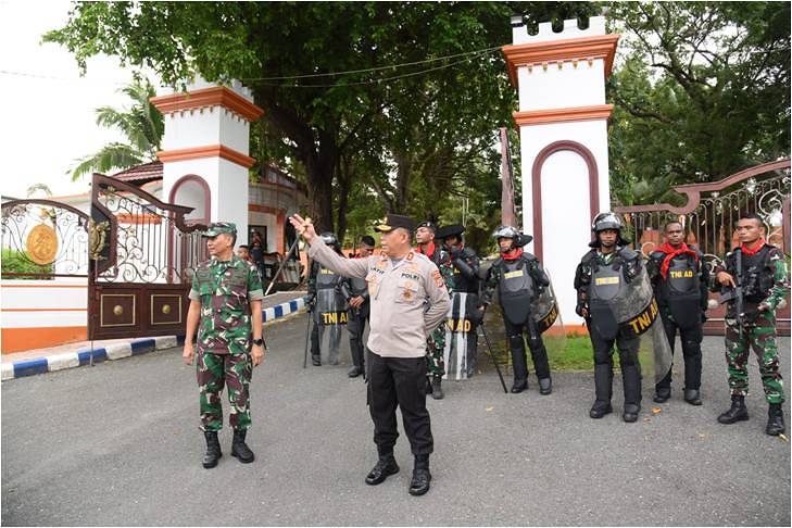 Kapolda Maluku Cek Pos PAM Penyekatan Titik Konflik di Tual