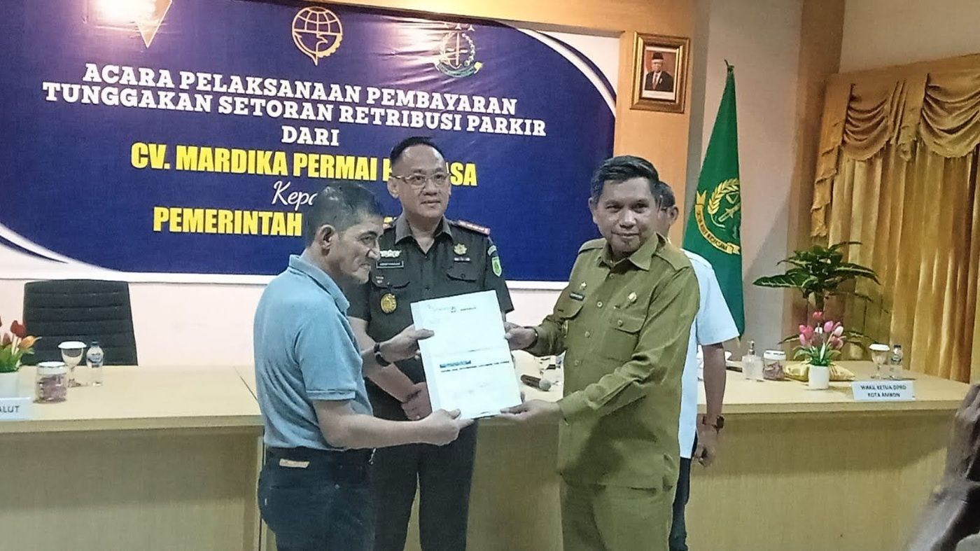 Sambutan Pj Walikota Dalam Acara  Tunggakan Pembayaran Setoran Distribusi Parkiran Pajak