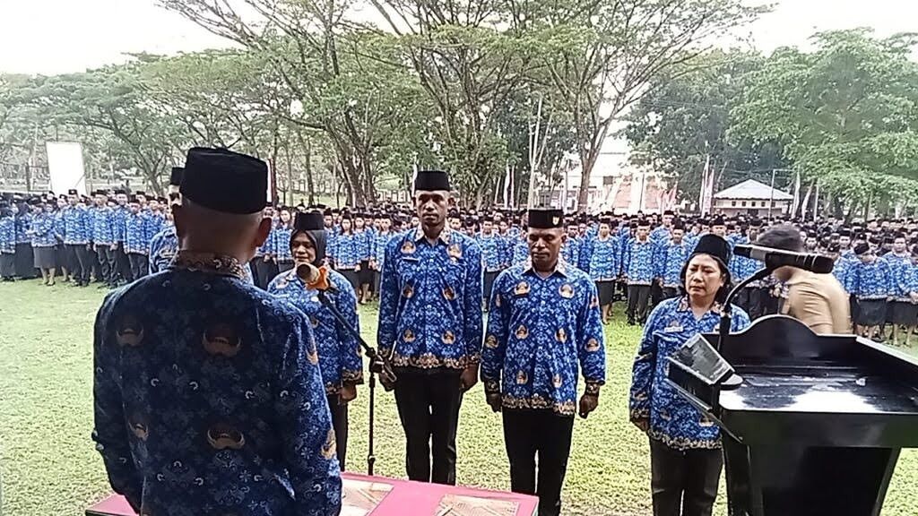 INI PESAN BUPATI ARU PADA ACARA PELANTIKAN 1806 ORANG ASN PPPK FORMASI TAHUN 2024.