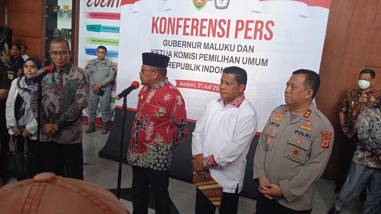 Hadiri Rakor Pelaksanaan Pemilu Dan Pilkada Serentak 2024, Gubernur Murad Ismail Apresiasi KPU RI 