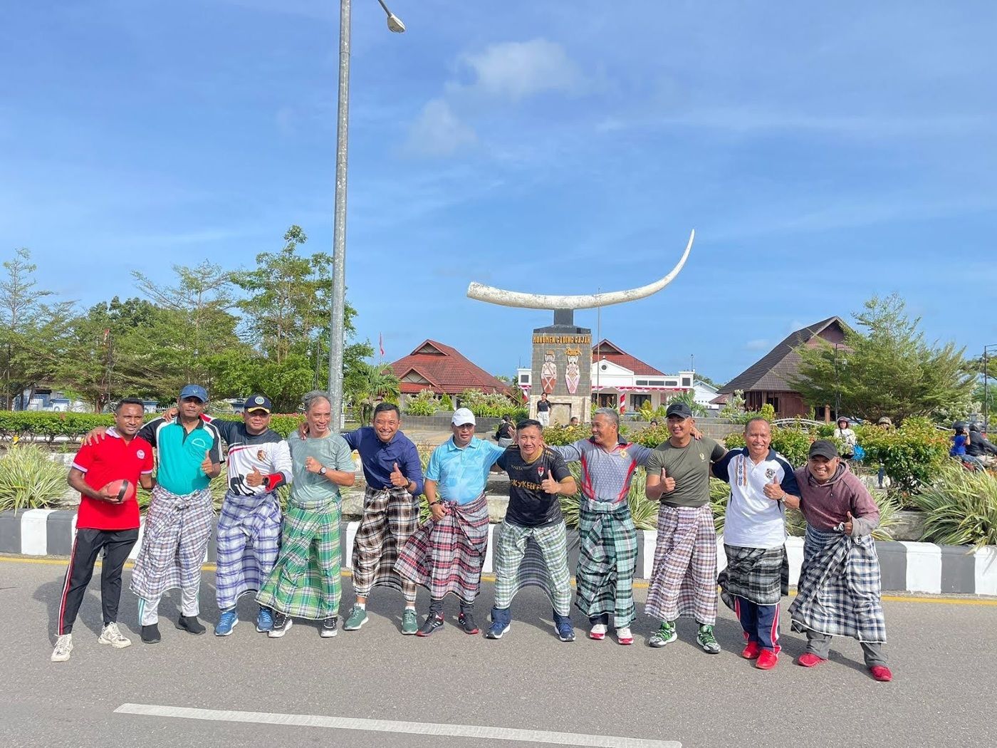 Polres Kepulauan Tanimbar Sukseskan Car Free Day 