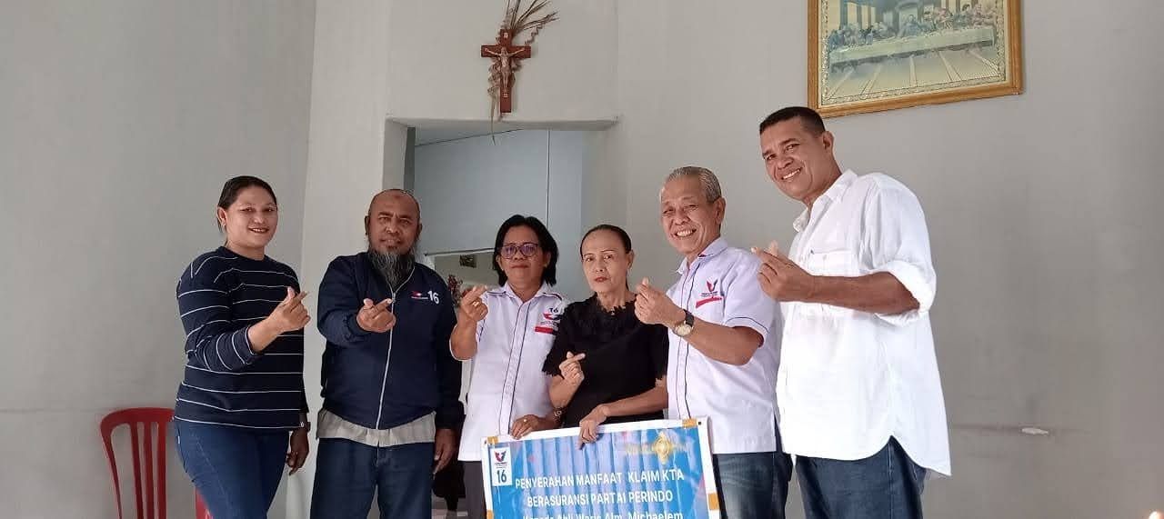 DPW Partai Perindo Maluku, Berikan Asuransi MNC Live Kepada Anggotanya