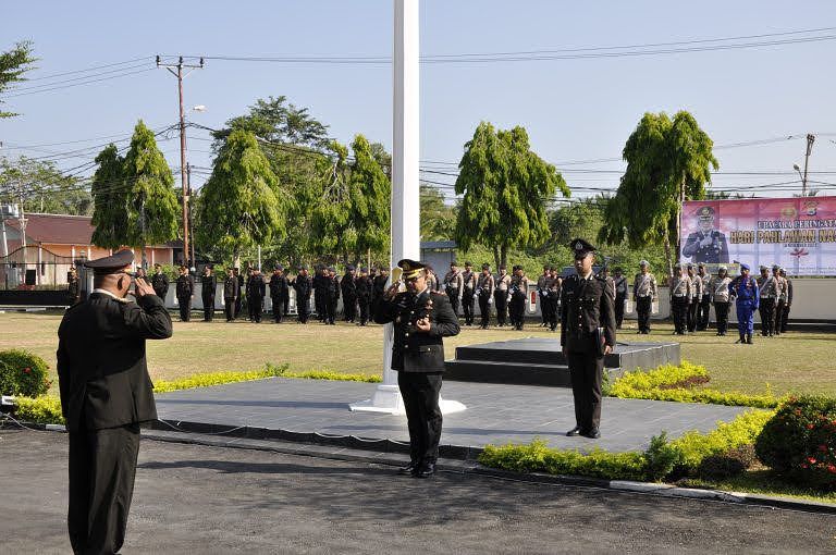 Kapolres Seram Bagian Barat Pimpin Upacara Hari Pahlawan Ke-78