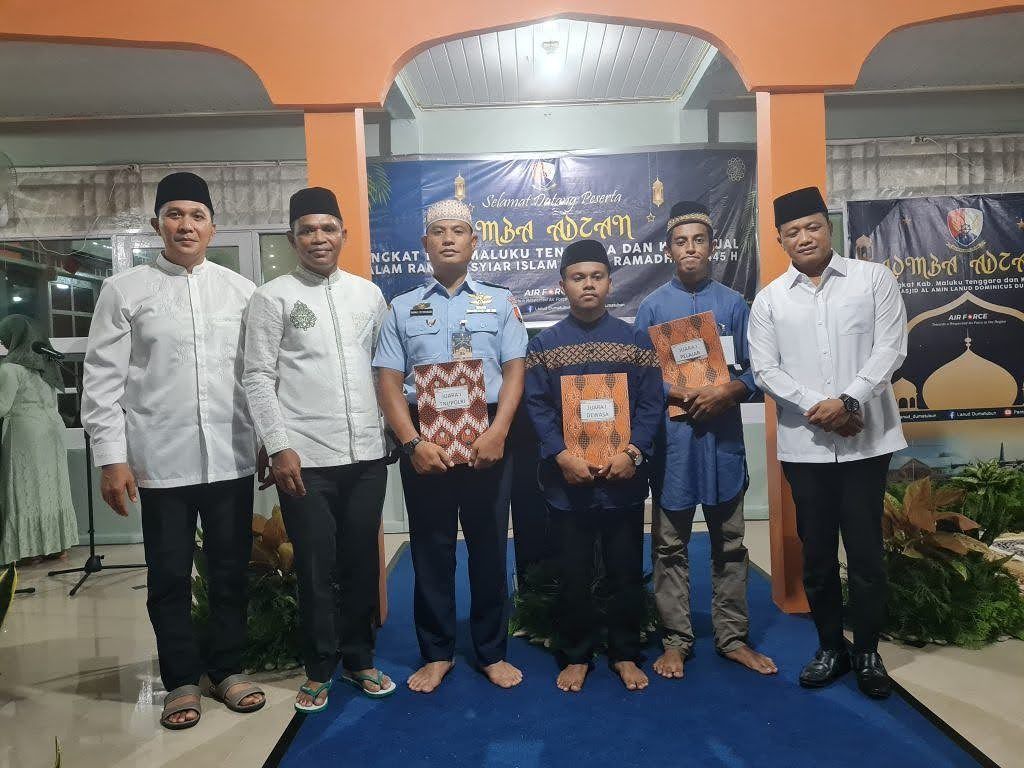 Grand Final Lomba Adzan di Lanud Dominicus Dumatubun, Danlanud Apresiasi.