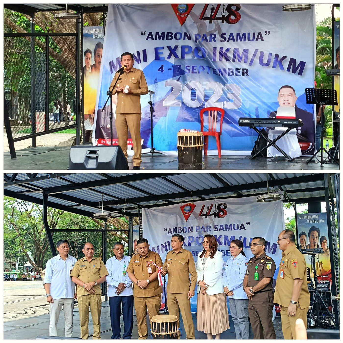 Menyebut HUT Kota Ambon Ke 448 Pemkot Bersama IKM,UKM Menggelar Kegiatan Mini Expo