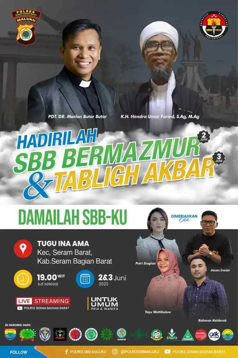 Turut Meriahkan Tabliq Akbar dan SBB Bermazmur,4 Penyanyi Terkenal Hadir Di SBB