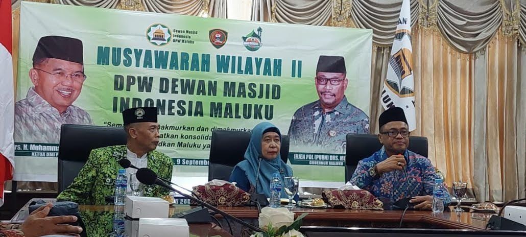 MUSWIL II DMI MALUKU DIBUKA PP DMI DI KANTOR GUBERNUR MALUKU