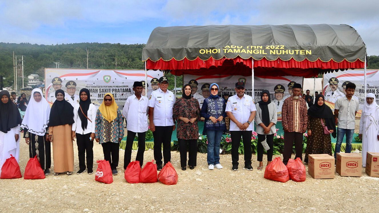 GUBERNUR MI HARAP PEMBANGUNAN RS PRATAMA MTH ELAT DAPAT TINGKATKAN KUALITAS PELAYANAN KESEHATAN DI MALRA