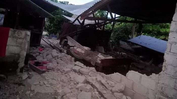 Begini Kondisi Desa Watuwei Usai Digoyang Gempa M 7,5.