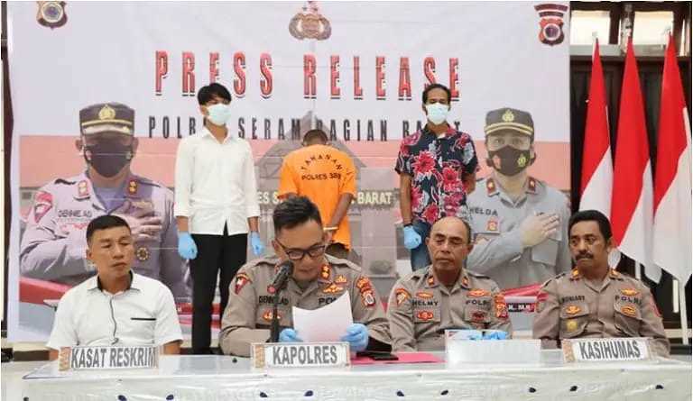 Polres SBB Tangkap Pelaku Penikaman yang Tewaskan Remaja di Waelisa