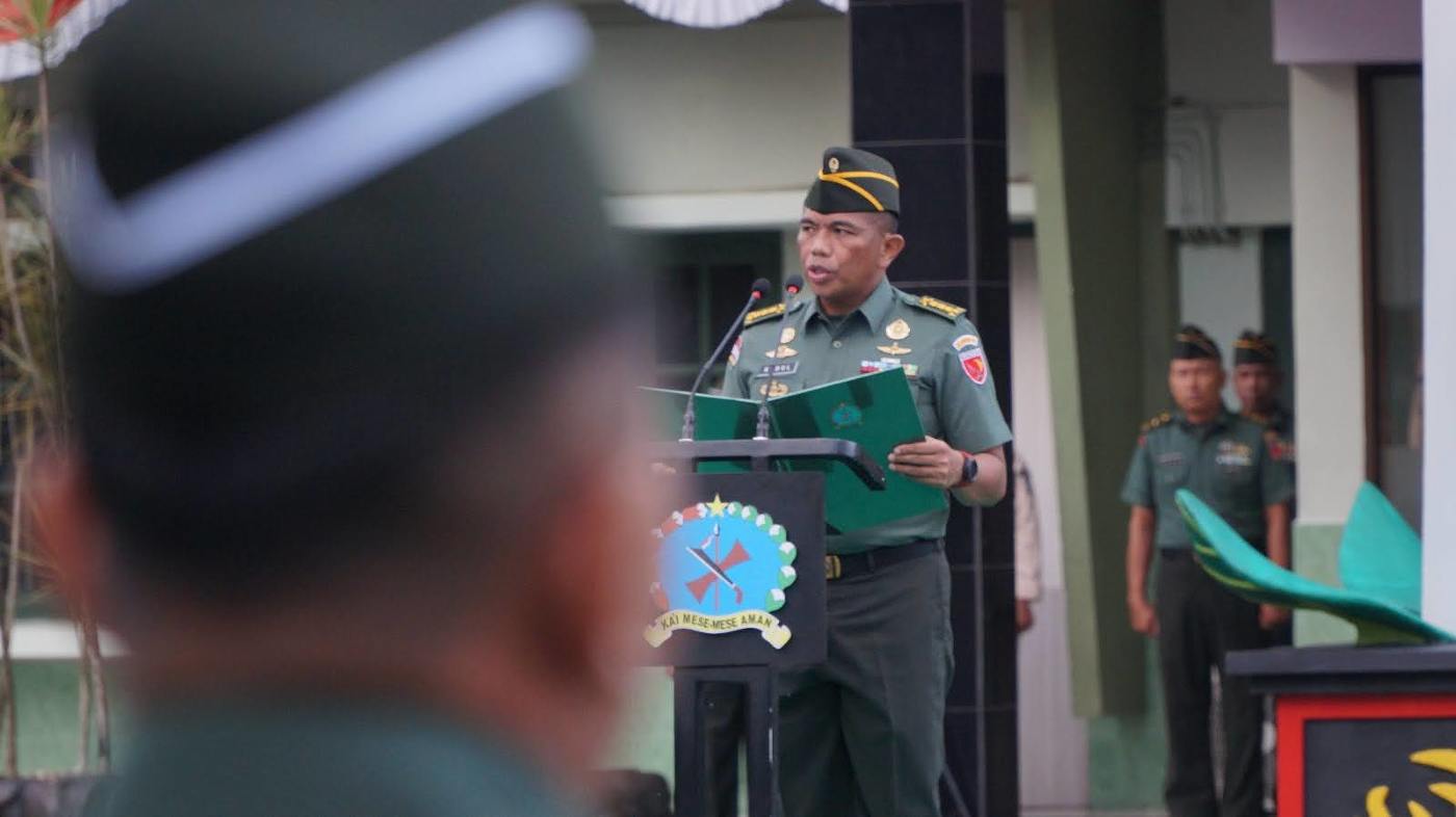 Dengan Semangat Patriotisme dan Cinta Tanah Air Laksanakan Upacara Bendera.